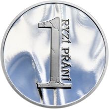 Ryzí přání S VĚNOVÁNÍM - velká stříbrná medaile 1 Oz